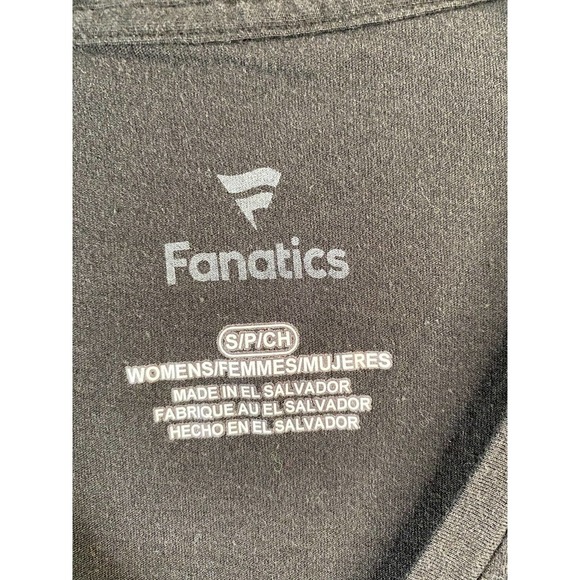 Boston Red Sox Shirt Womens Small Black Red MLB Baseball V Neck Ladies - Picture 4 of 10